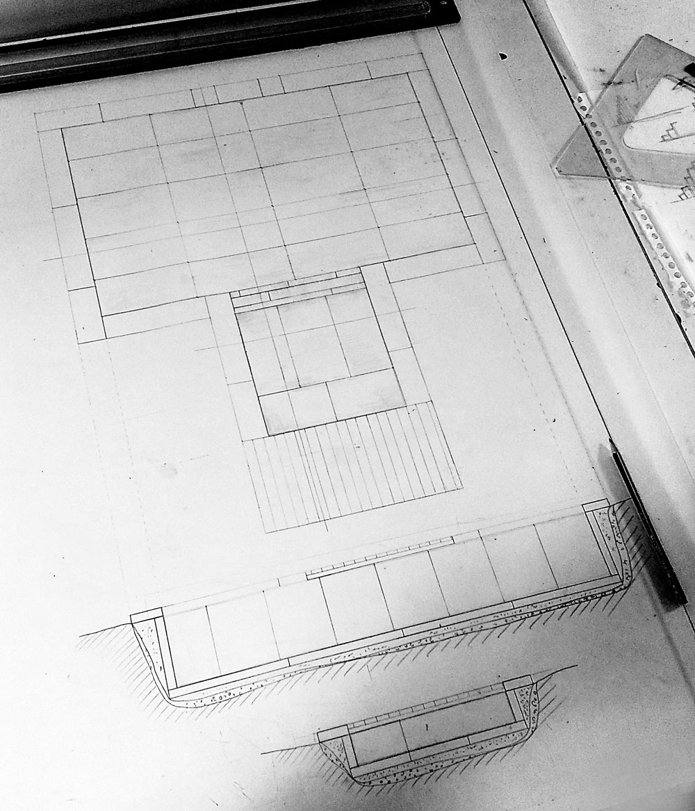 Stone Pool Plan by Clément Gaillard
